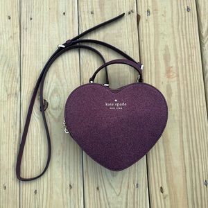 Kate spade heart shaped purse